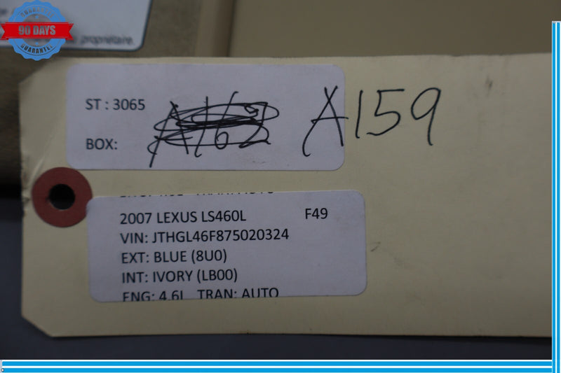 Load image into Gallery viewer, 07-12 Lexus LS460 LS460L Front Right Passenger Side Sunvisor Sun Visor Oem
