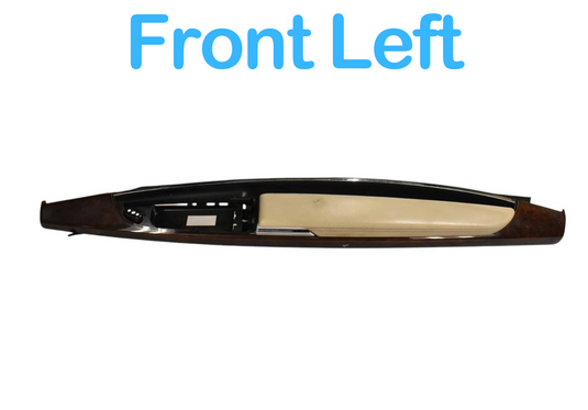 07-10 Mercedes CL550 CL600 Front Left Door Panel Arm Rest Trim Cover Oem