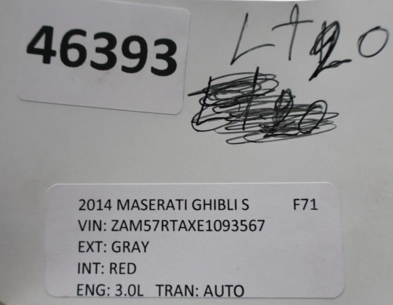 Load image into Gallery viewer, 14-17 Maserati Ghibli Rear Deck Lid Parcel Shelf Trim Panel 06700174910 Oem
