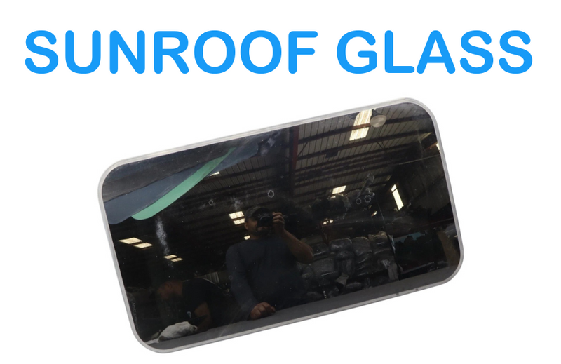 Load image into Gallery viewer, 11-18 Audi A6 Front Upper Sunroof Moon Roof Glass Window 43R005274 OEM
