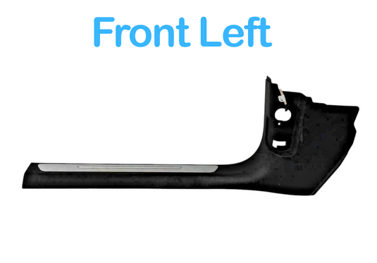 11-18 Audi A8 Front Left Door Sill Scuff Plate Trim Cover Black 4H1867271C OEM