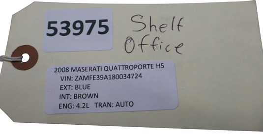 03-13 Maserati Quattroporte M139 Headliner Sunroof Sun Roof Sun Shade Cover Oem