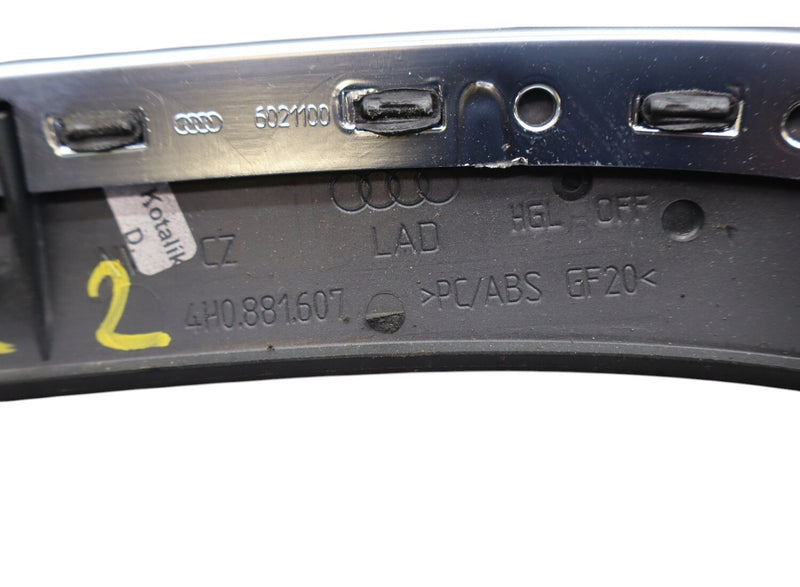Load image into Gallery viewer, 11-18 Audi A8L Front Right Seat Upper Back Panel Wood Grain Trim Molding Oem
