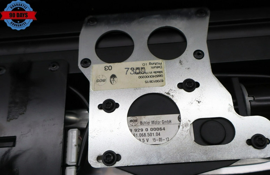 14-19 Maserati Quattroporte Rear Sunshade W/3rd Brake Light 670013815 Oem