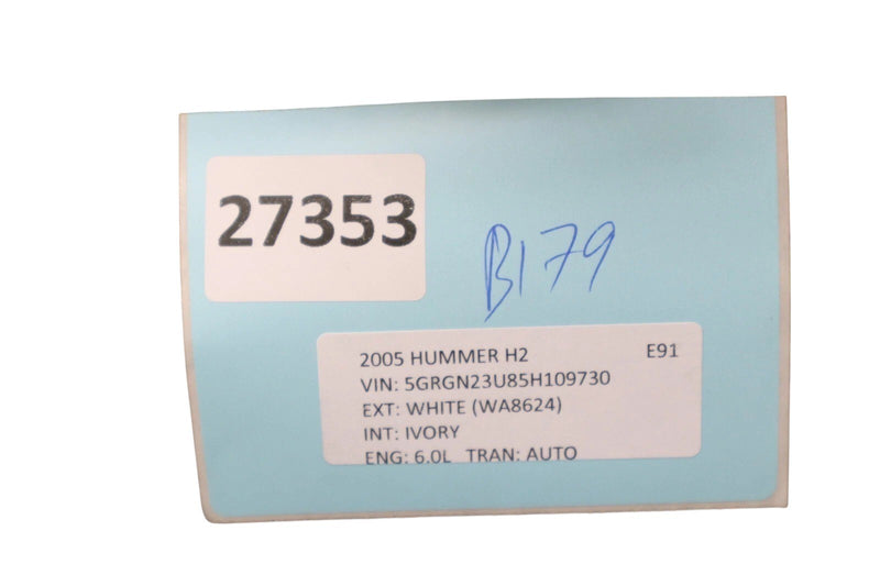 Load image into Gallery viewer, 03-07 HUMMER H2 A/C Heater Air Conditioning Blower Motor &amp; Fan 3BIH19805BD Oem
