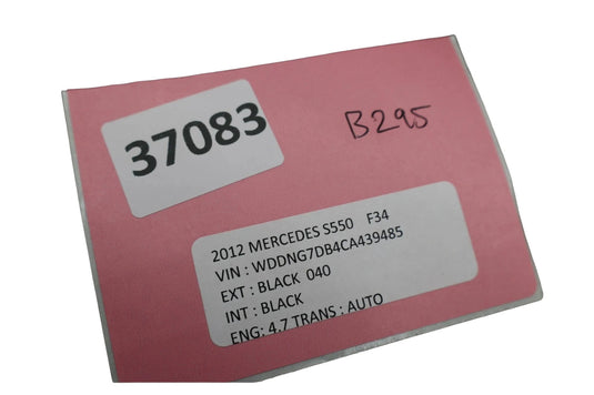 07-13 Mercedes W221 S400 S550 Rear Right Exterior Door Handle Keyless Go Oem