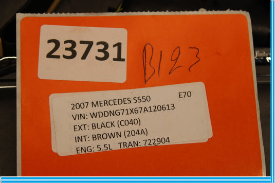 07-09 Mercedes W221 S550 S450 Front Left Driver Side Interior Door Handle Oem