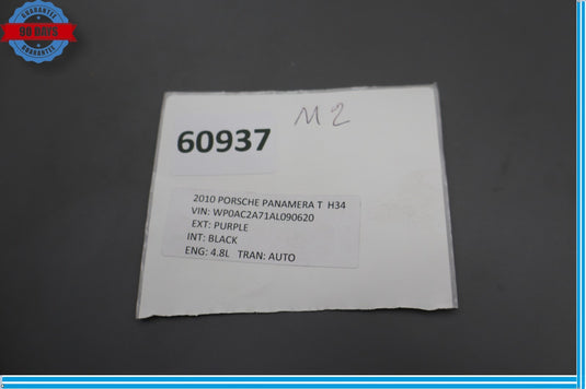 10-16 Porsche Panamera Front Left Driver Side Dashboard Support Bracket Oem