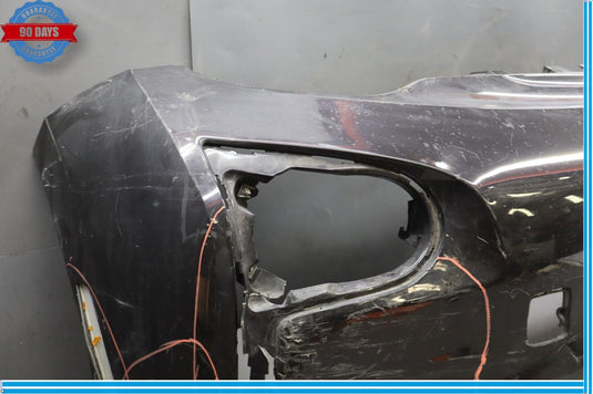 14-17 BMW i3 i3s Front Bumper Cover Panel Assembly Black 737444604 *damaged*