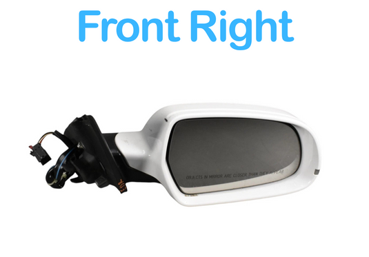10-16 Audi A4 Front Right Passenger Side Rear View Power Door Mirror OEM