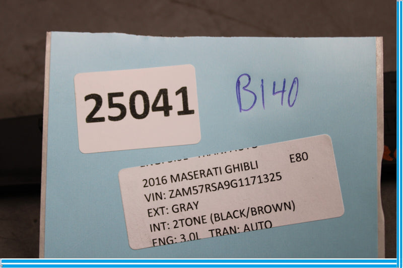 Load image into Gallery viewer, 14-22 Maserati Ghibli Right Rear Inner Door Trim Panel Molding 670015136 Oem
