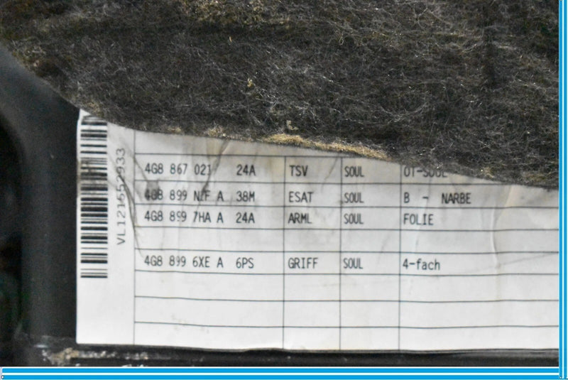 Load image into Gallery viewer, 2012-2017 Audi A7 S7 Front Left Driver Side Interior Door Panel Trim Black OEM
