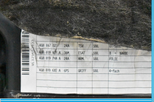 2012-2017 Audi A7 S7 Front Left Driver Side Interior Door Panel Trim Black OEM