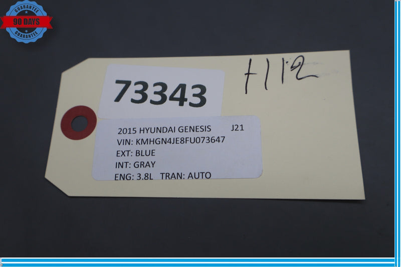 Load image into Gallery viewer, 15-20 Hyundai Genesis G80 Front Right Side Seat Lower Track Cover Trim Black Oem
