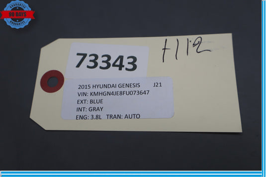 15-20 Hyundai Genesis G80 Front Right Side Seat Lower Track Cover Trim Black Oem