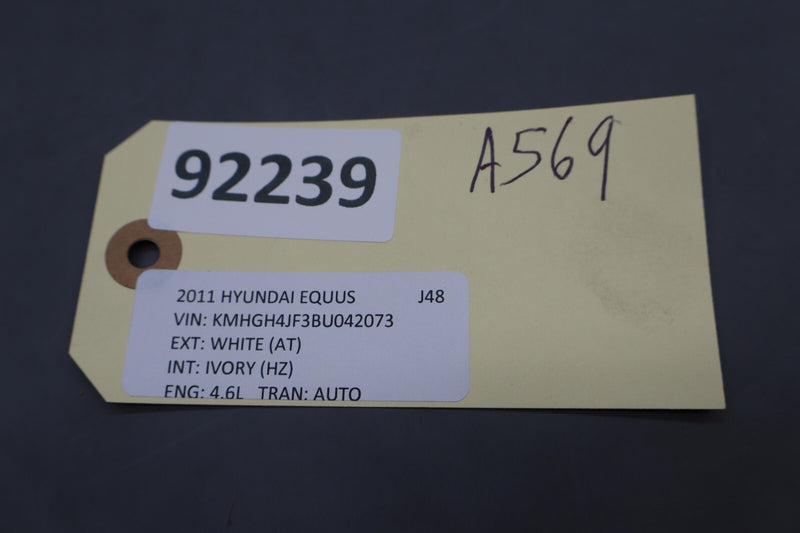 Load image into Gallery viewer, 11-13 Hyundai Equus Rear Right Passenger Side Seat Lower Trim Cover Oem
