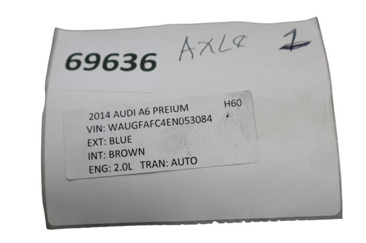 12-18 Audi A7 A6 Front Right Passenger Cv Axle Shaft Driveshaft 4G0407271F Oem