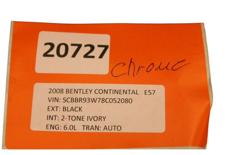 Load image into Gallery viewer, 06-12 Bentley Continental Rear Right Passenger Door Window Chrome Strip Trim OEM
