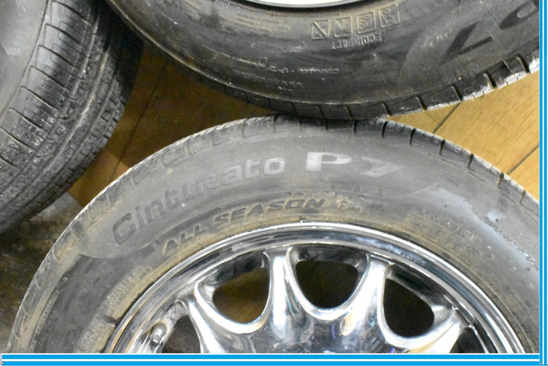 Load image into Gallery viewer, Mercedes R129 SL500 300SL 8 x 16 16" Wheel Rims Set of 4 Chrome 1294010702 OEM
