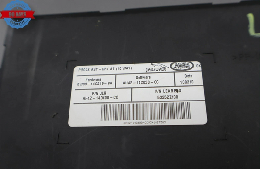 10-19 Jaguar XJ XJL X351 ECU Front Left or Right Seat Control Module Unit Oem