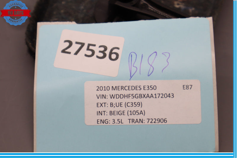 Load image into Gallery viewer, 10-13 Mercedes E350 E550 W212 Rear Left Trunk Liner Mat Carpet Oem
