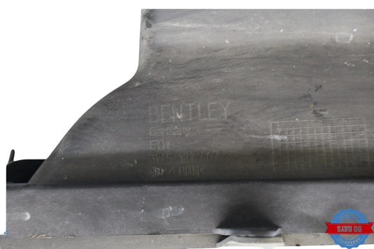 03-11 Bentley Continental Left Driver Side Intercooler Air Duct Shroud Black OEM