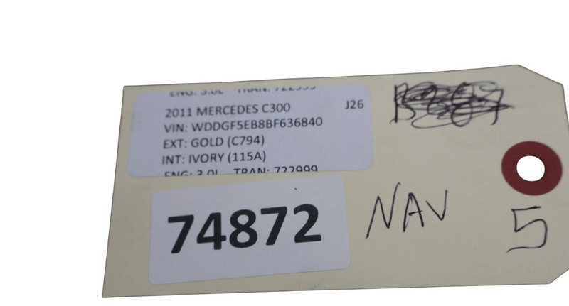 Load image into Gallery viewer, 08-11 Mercedes C300 C250 Navigation Command Head Unit CD Audio 2049069901 Oem
