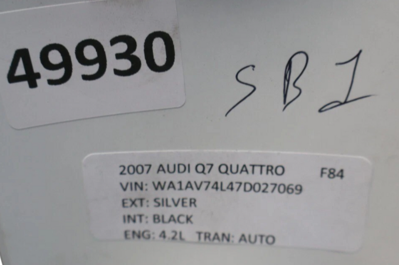 Load image into Gallery viewer, 07-15 Audi Q7 4L Rear Subwoofer Sub Woofer Audio Speaker Black 4L0035382 Oem
