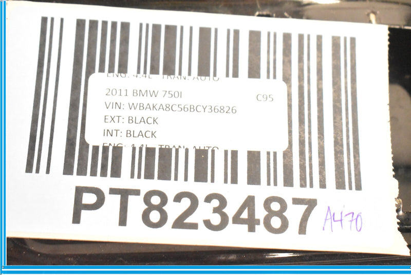 Load image into Gallery viewer, 09-15 BMW 750i 750Li F01 F02 Fuel Gas Tank Filler Door Cover Panel Black Oem 

