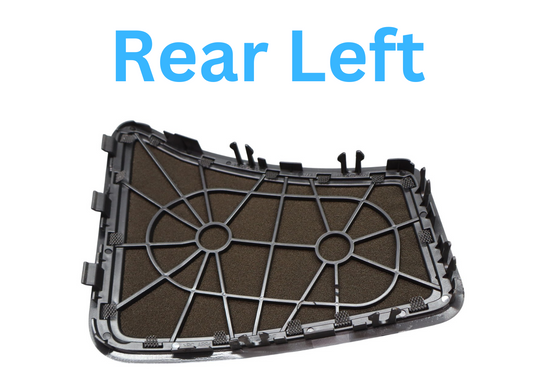 09-15 BMW 750Li F01 F02 Rear Left Side Deck Panel Speaker Grille Cover Trim Oem