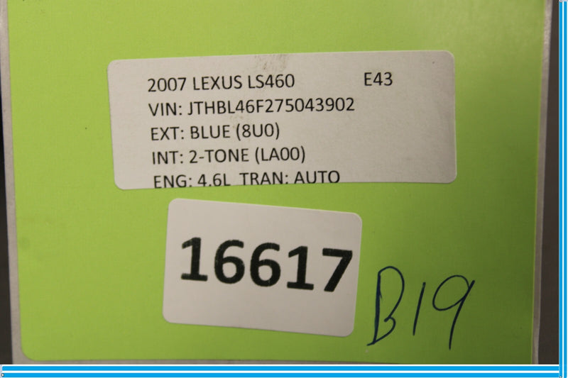 Load image into Gallery viewer, 07-09 Lexus LS460 Parking Assist Camera Control Module Unit ECU Oem
