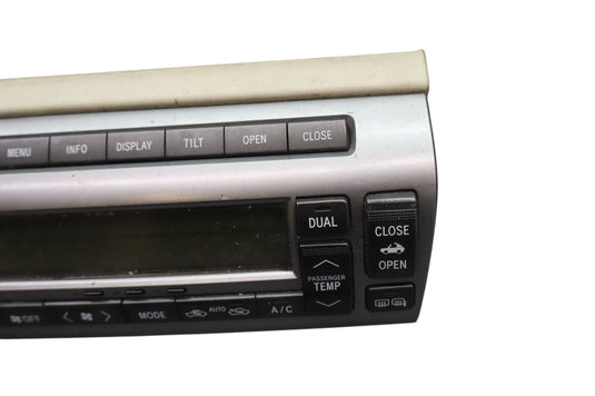 02-08 LEXUS SC430 HVAC AC Heater Temperature Climate Control Unit Digital Oem