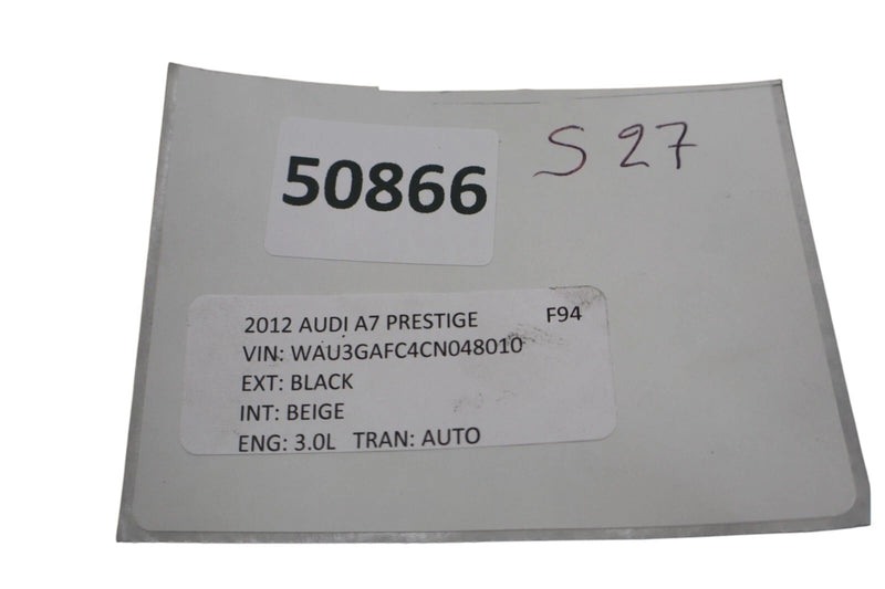 Load image into Gallery viewer, 12-18 Audi A7 Quattro Rear Left Driver Side Interior Door Panel Cover OEM
