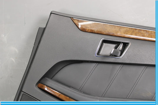 10-13 Mercedes E350 E550 W212 Rear Right Passenger Door Trim Panel Black Oem