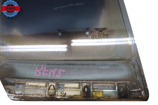 06-12 Bentley Continental Flying Spur Right Side Door Vent Auto Glass Oem