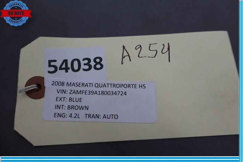 Load image into Gallery viewer, 03-13 Maserati Quattroporte M139 Front Left Side Door Corner Trim Panel Oem
