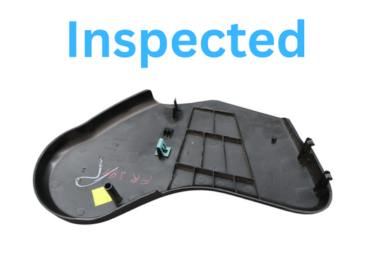 09-15 Jaguar XF XFR X250 Front Right Passenger Side Seat Cover Panel Black Oem