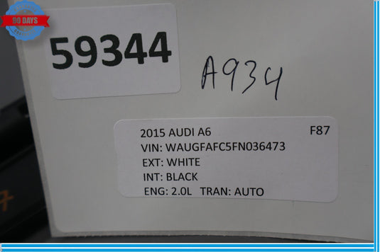 12-18 Audi A6 Quattro Front Right Passenger Side Lower A Pillar Trim Cover Oem