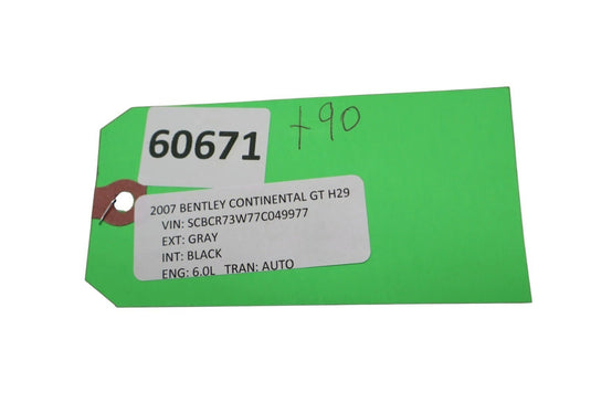 03-12 Bentley Continental GT GTC Front Right Side Door Step Sill Cover OEM