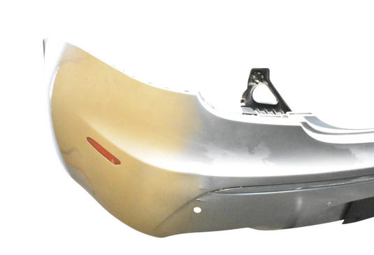 10-15 Jaguar XJ XJL X351 Rear Back Bumper Cover Panel Silver AW9317A958AA OEM