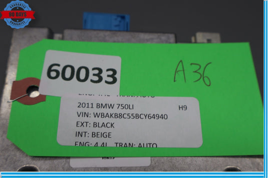 10-11 BMW 740i 740Li 750i Driver Assist Lane Departure Control Module Unit Oem
