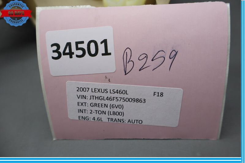 Load image into Gallery viewer, 07-12 Lexus XF40 LS460 LS460L Front Left Driver Side Seat Trim Cover Panel Oem

