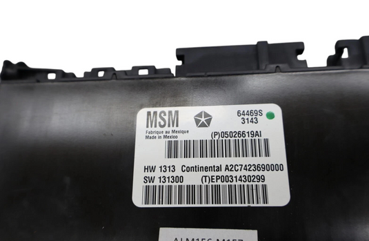 14-17 Maserati Ghibli Front Left Driver Side Seat Control Module Unit Oem