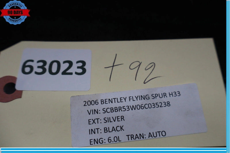 Load image into Gallery viewer, 06-12 Bentley Continental Right Rear Trunk Battery Door Trim Panel Oem
