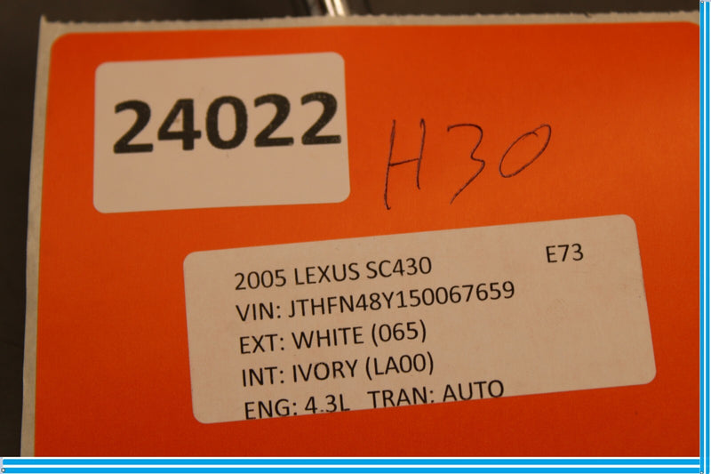 Load image into Gallery viewer, 02-10 Lexus SC430 Left Driver Side Upper Seat Headrest Beige Oem
