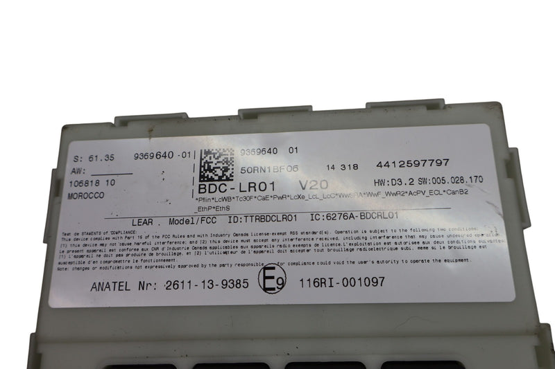 Load image into Gallery viewer, 14-21 BMW I01 i3 i3s Body Computer Control Module Unit ECU ECM BCM BCU Oem
