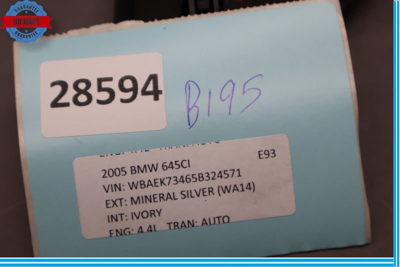 Load image into Gallery viewer, 05-10 BMW 645Ci 650i Front Right Passenger Side Dashboard End Trim Panel Oem
