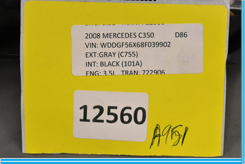 Load image into Gallery viewer, 08-11 Mercedes W204 C300 C350 Rear Right Bumper Holder Support Bracket Oem
