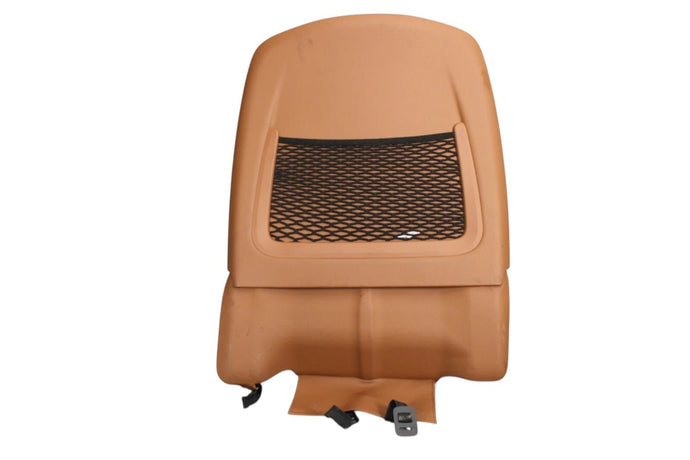 14-17 Maserati Ghibli Front Left Driver Side Seat Back Cover Brown 673001854 Oem