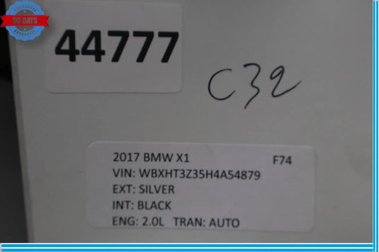16-23 BMW X1 F48 Front Right Passenger Side Seat Belt Retractor 72117428112 OEM